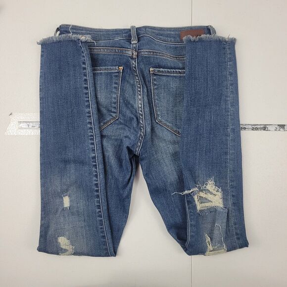Abercrombie & Fitch harper low rise super skinny‎ jeans 25/0 blue womens 3653 - Picture 3 of 12
